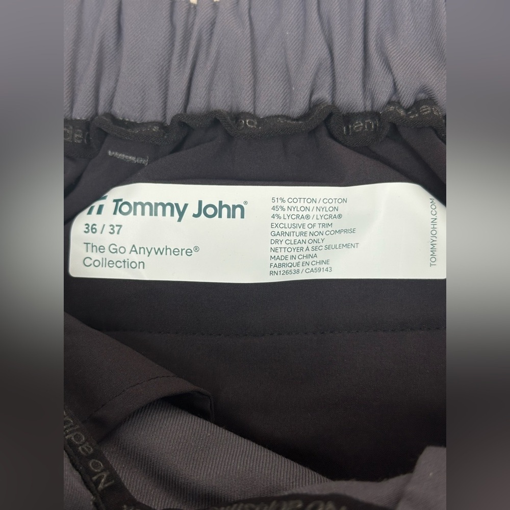 Tommy John Men's Asphalt Gray
The Go Anywhere Collection Pants Sz 36/37 - Picture 2 of 10